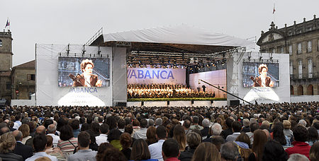 concierto palabras para galicia en Santiago de Abanca